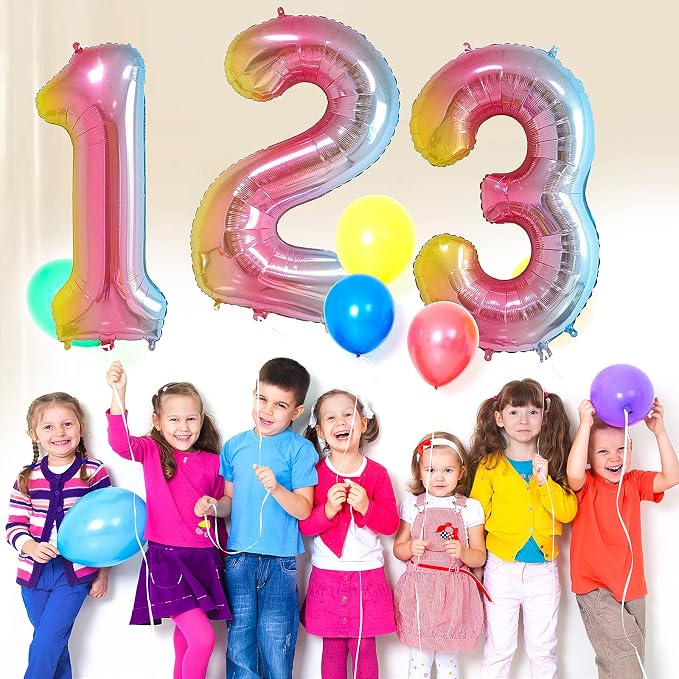 40 inch Number Balloon 0-9 Red Large Number 11 Balloons, Digital Balloons - Image 4