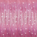 3 Pack 3.3 x 9.9 ft Holographic Bright Pink Streamers Party Decorations | Foil by Crosize