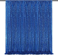 Sequin Backdrop Curtain Royal Blue Glitter Photography Background 8ftx8ft | by QueenDream