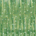Crosize 2 Pack Laser Green Party Streamers Backdrop, 3.3 x 9.9 ft | Tinsel Foil by Crosize