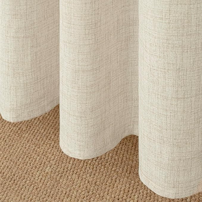 YoungsTex Linen Curtains 98 Inch Length - Image 4