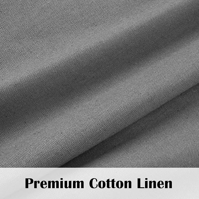 Farmhouse Valance Curtains, Boho Cotton Linen Kitchen Valance, Country Rod - Image 5