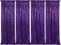 Purple Sequin Backdrop 4 Panels 2FTx8FT Glitter Party Photo Background | by QueenDream