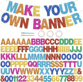 BEISHIDA Glitter Colorful 116 PCS A-Z DIY Letter Custom Banner Party Decor | by Beishida