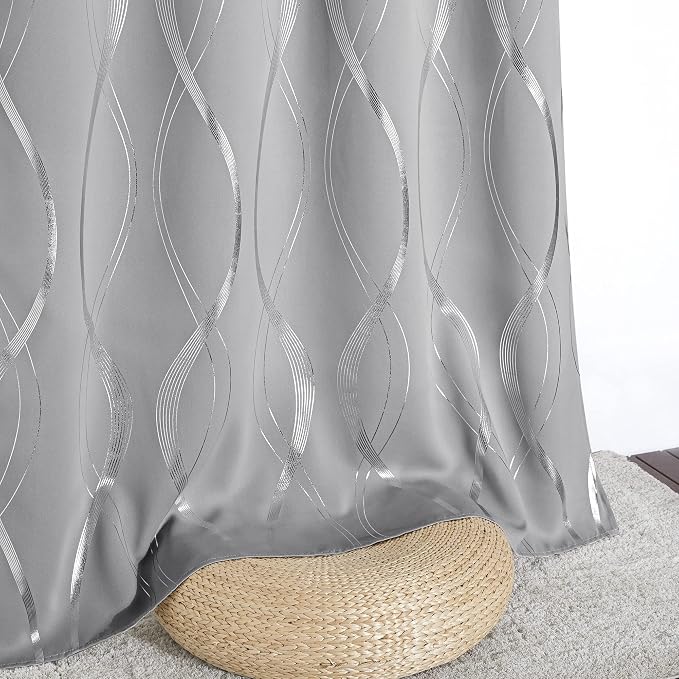 NICETOWN Blackout Curtains 63 inch Length 2 Panels - Image 7