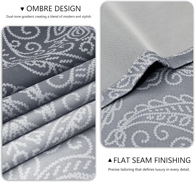 DWCN 100% Blackout Curtains for Bedroom 102 Inch Long - Image 5