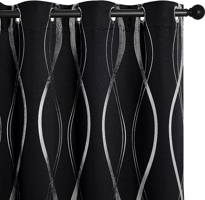 NICETOWN Black Out Window Curtains by NICETOWN