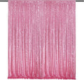 Sequin Backdrop 8ft x 8ft Blush Pink Backdrop Curtain by QueenDream