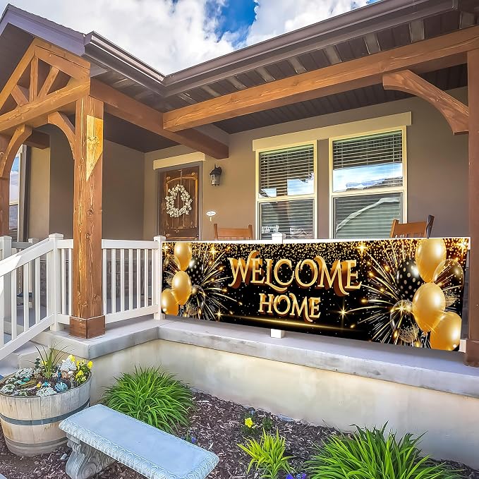 Welcome Home Banner 6 x 1.3ft - Image 4