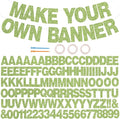 BEISHIDA Grass Green 116 PCS A-Z DIY Letter Custom Banner Party Decor | 111 by Beishida