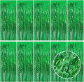 Tinsel Foil Fringe Curtains Wavy Backdrop by BOMSI