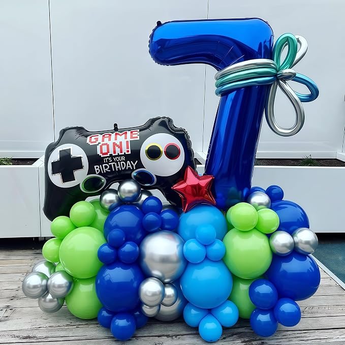 Navy Blue 12 Balloon Number, 40 Inch Number 12 Balloon Big Dark Blue Foil Mylar - Image 3