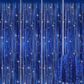 Picoway 4 Pack Foil Fringe Tinsel Backdrop Curtains, Birthday Engagement by Picoway