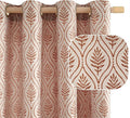BGment Terracotta French Country Curtains 63 Inches Long by BGment
