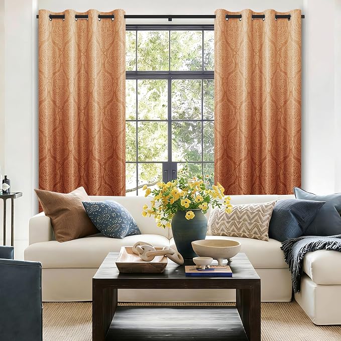 DWCN Full Blackout Curtains for Bedroom 63 Inch Length - Image 5