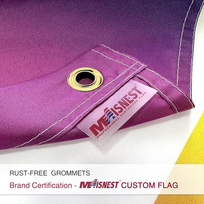 Double Sided Custom Flag 2X3 FT Personalized Outdoor Flags Banners Design Print - Image 4